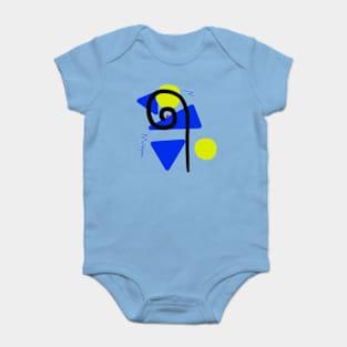 Casual abstract Baby Bodysuit